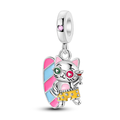 925 Sterling Silver Charm Bead Bracelet for Smartwatch and DIY Jewelry KTC1192