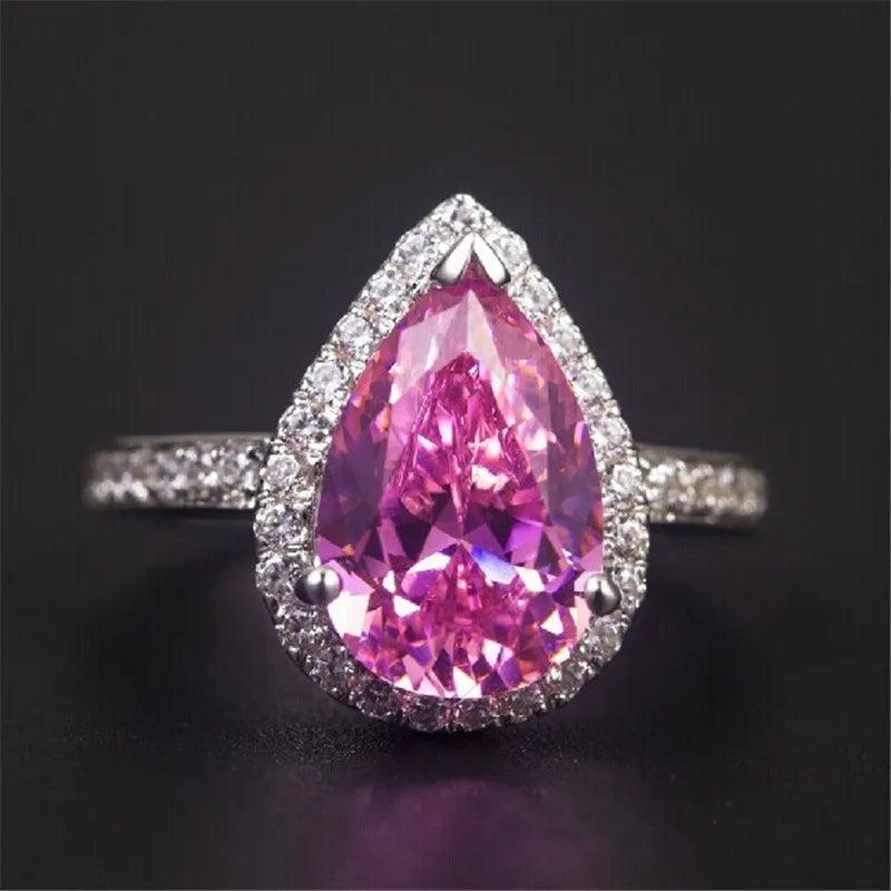 Promise Marquise Cut 3ct Simulated Diamond Engagement Ring in 925 Sterling Silver for Women Perfect Christmas Gift