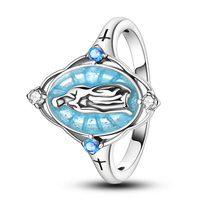 Zircon Diamond 925 Sterling Silver Women's Ring Elegant Fine Jewelry KTR233