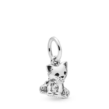 European 925 Sterling Silver Animal Series Charms Beads for Dog Cat Snake Rabbit Jewelry Fit for Bracelets and Necklaces for Women