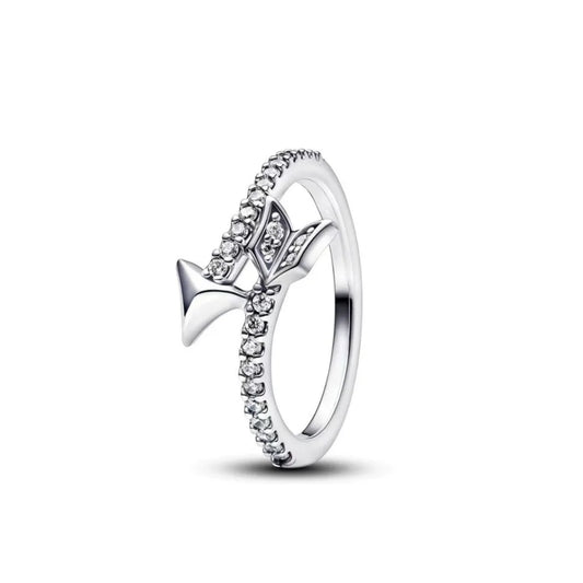 2024 925 Silver Heart Charm Ring for Original Bracelet DIY Jewelry P2354