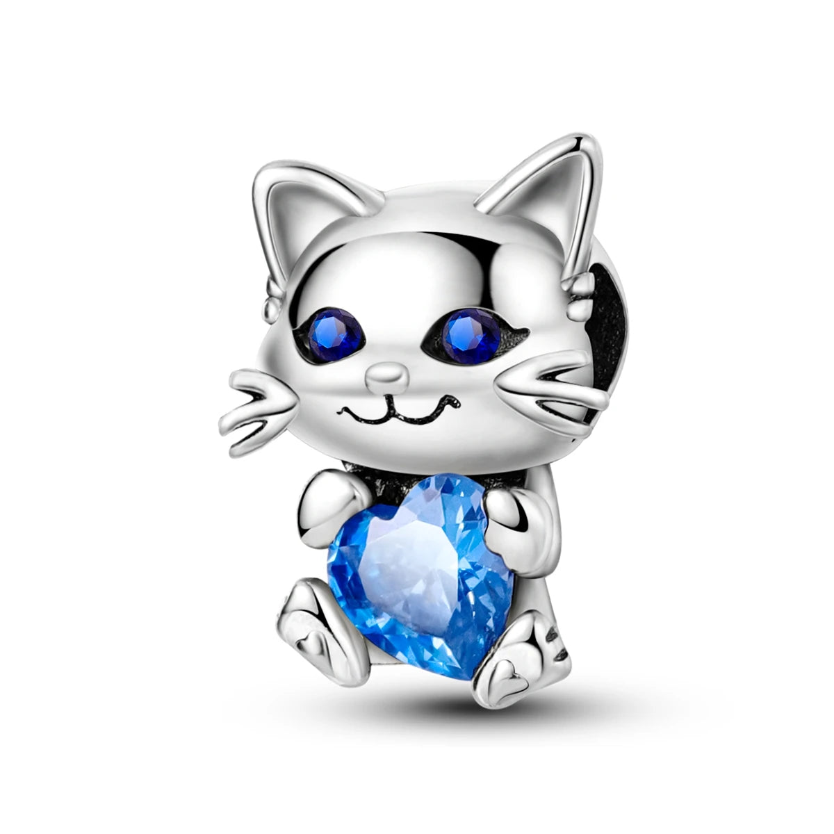 CharmBeads 925 Silver Blue Series DIY Bracelet Charms Top Rated Fashion Pendants KTC676