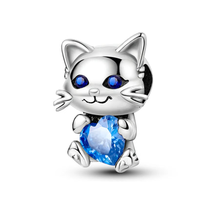 CharmBeads 925 Silver Blue Series DIY Bracelet Charms Top Rated Fashion Pendants KTC676