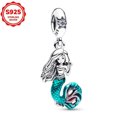 Disney 925 Sterling Silver Pixar Character Bead Charm