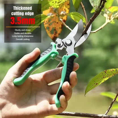 Garden Pruning Shears: Multifunctional Pruner with Durable Blade green