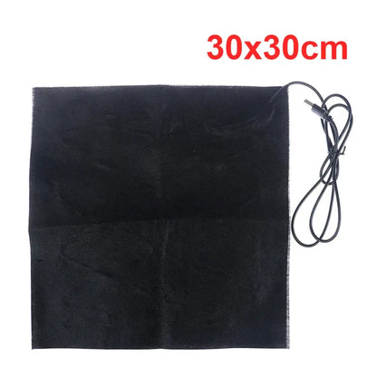 5V USB Warm Paste Pad Carbon Fiber Heating Pad Body Warmer 30cm x 30cm