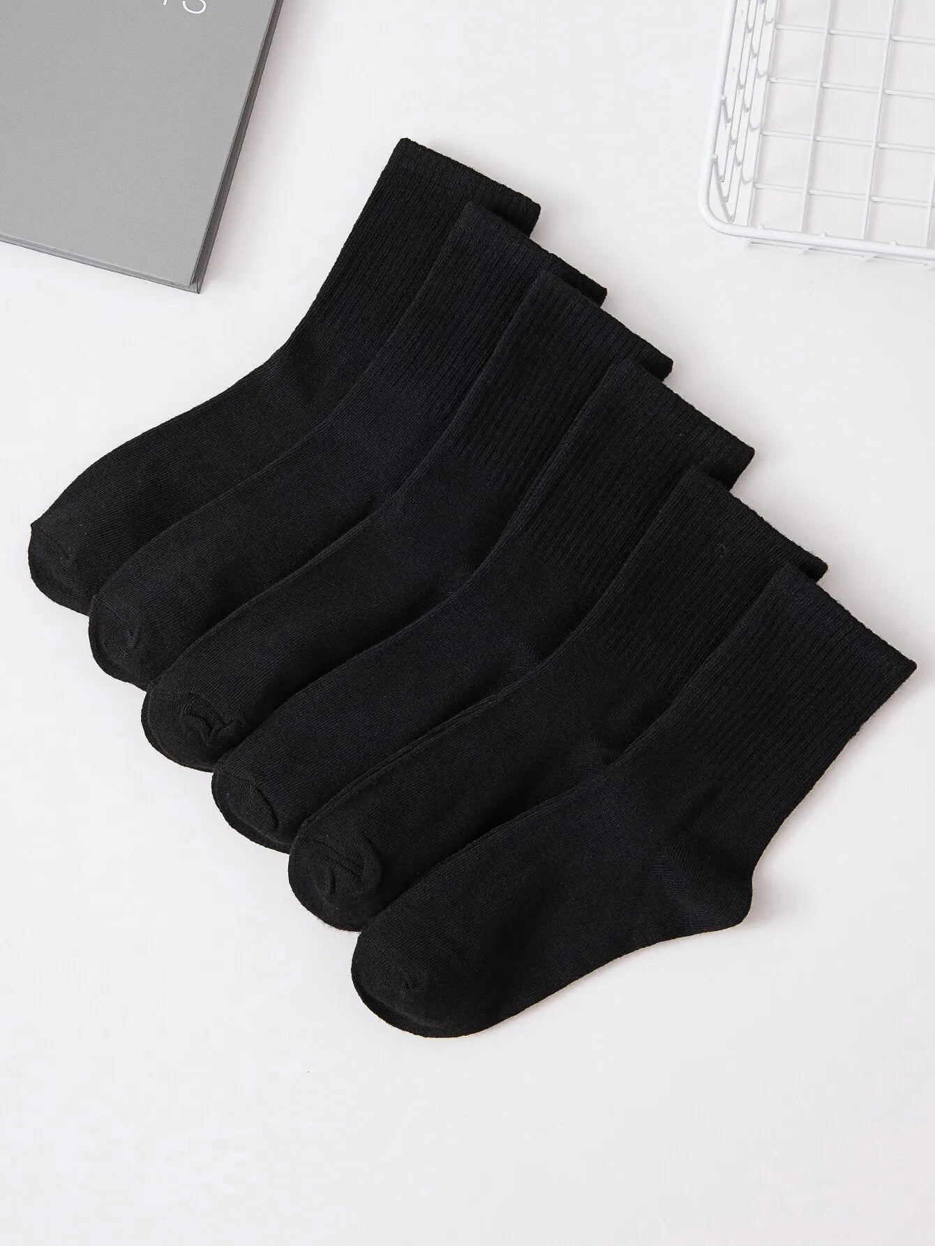 6/12 Pairs Middle Tube Socks For Men And Women Casual Single code LLZ087