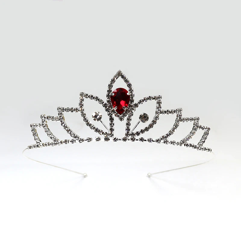 Zanlloy Elegant Crystal Bridal Tiara Crown for Weddings and Parties