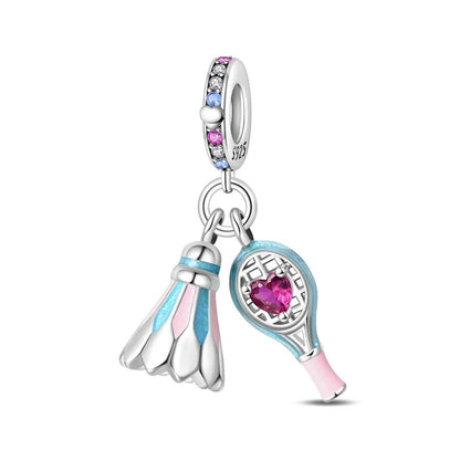 Original 925 Sterling Silver Magic Cube Charm Bead Pendant with Zircon for Bracelet and Necklace Jewelry