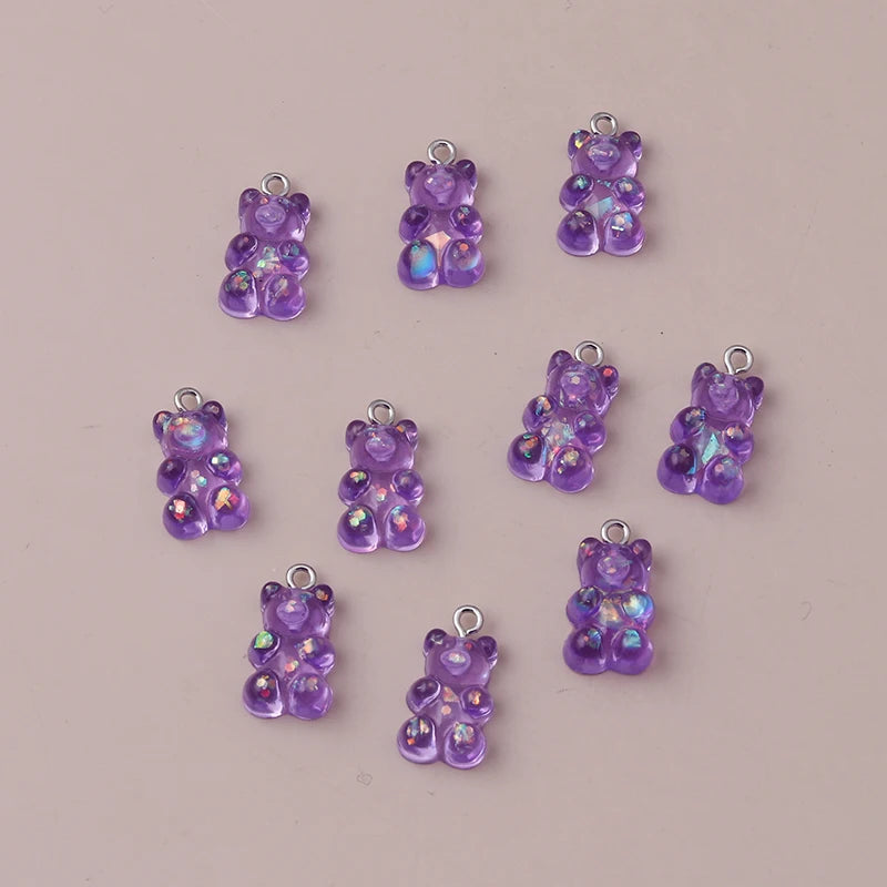 Charming 3D Resin Ice Cream Pendants for DIY Jewelry Creations