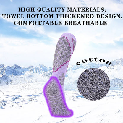 Women Breathable Thick Knee High Warm Thermal Ski Socks