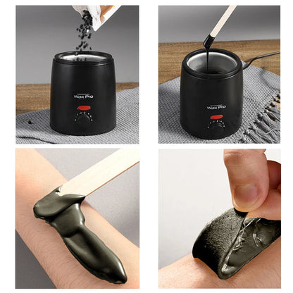 200ml Electric Wax Warmer for Painless Hair Removal Professional Depilatory Wax Heater and Melter Pot