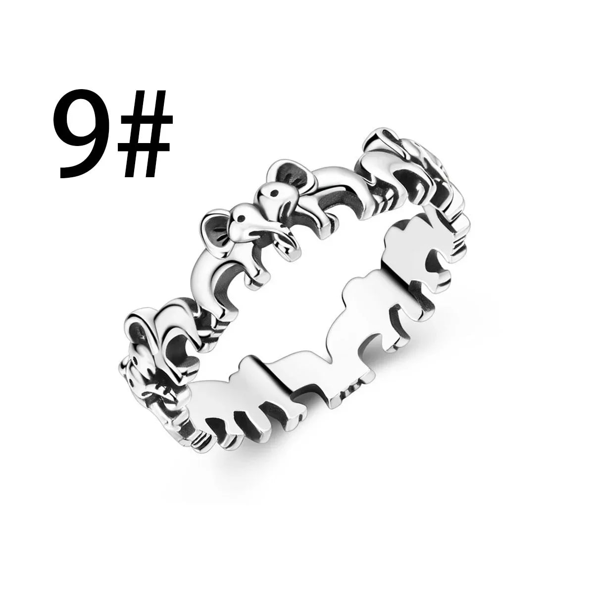 925 Sterling Silver Colorful Elephant Animal Charms for DIY Jewelry Necklace Bracelet Gifts