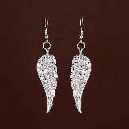 Gothic Black Wings Charm Earrings for Women and Girls Trendy AM0049 CHINA
