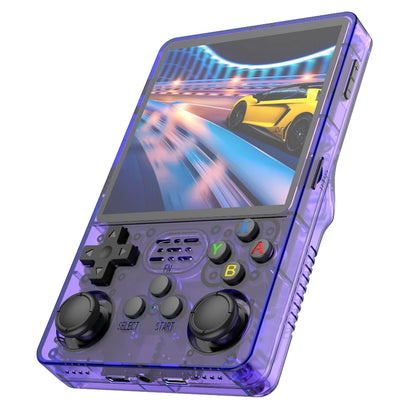 BOYHOM R36S Plus Retro Handheld Game Console Linux 64 Bit RK3326 4 Inch IPS Screen Portable Pocket Video Player 64GB