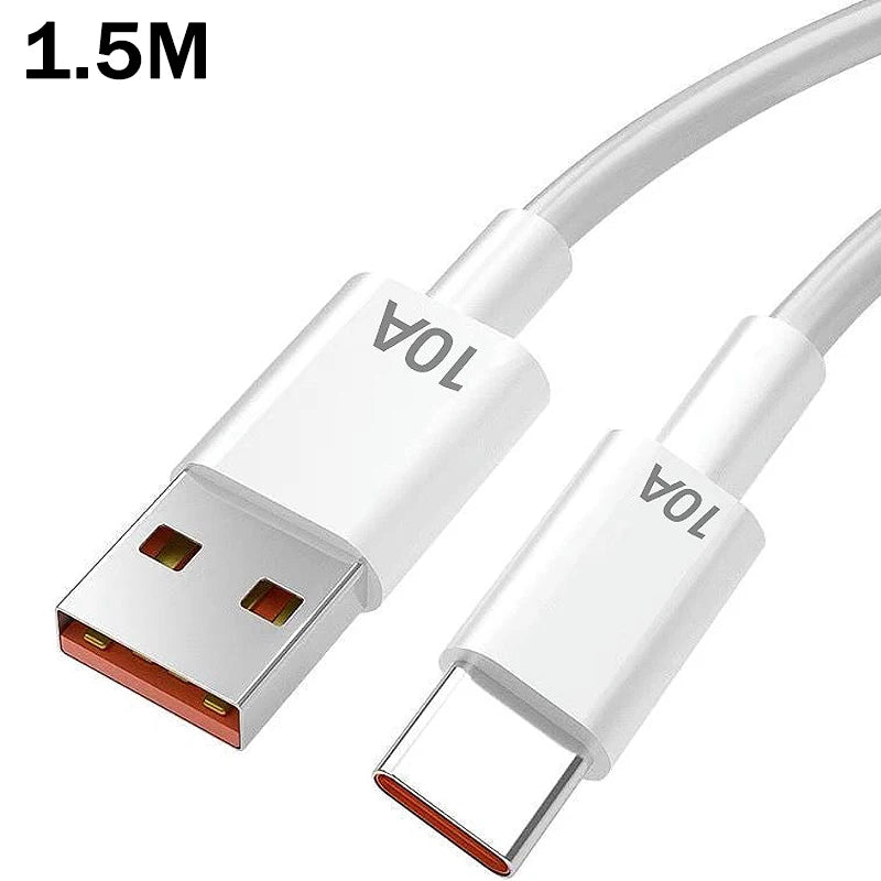 120W 4 Port USB C Fast Charger With Data Cable 2 USB C 2 USB A Ports For Samsung iPhone Xiaomi Huawei