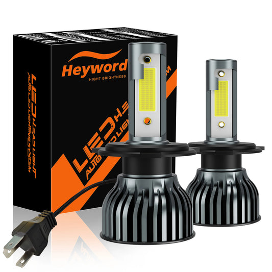 Heyword 90W 30000LM Turbo LED Universal Car Headlight Bulbs