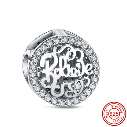Silver Animal Hearts Infinity Crown Bead Charms Bracelet for Women 925 Sterling Silver Jewelry RS143
