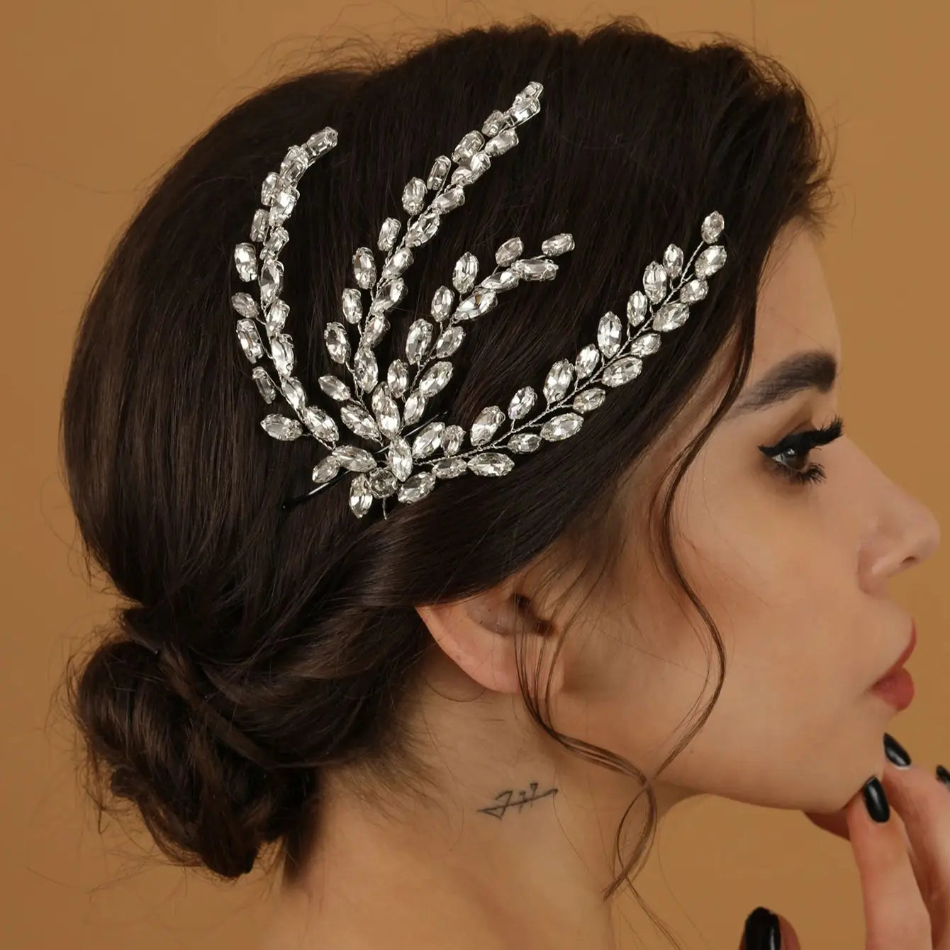 Luxury Crystal Bridal Tiara Headpiece for Women and Girls