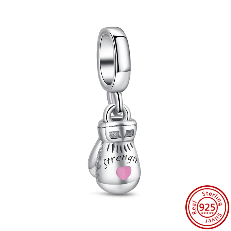 925 Silver Lucky Crown Butterfly Heart Family Tree Beads