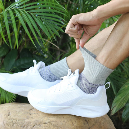 3 Pairs Unisex Thick Sole Moisture Wicking Running Socks