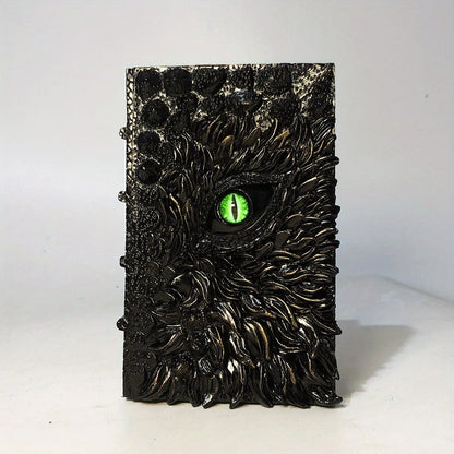 3D Halloween Dragon Eye Resin Book Decoration Ornament