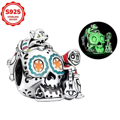 Disney 925 Sterling Silver Pixar Character Bead Charm