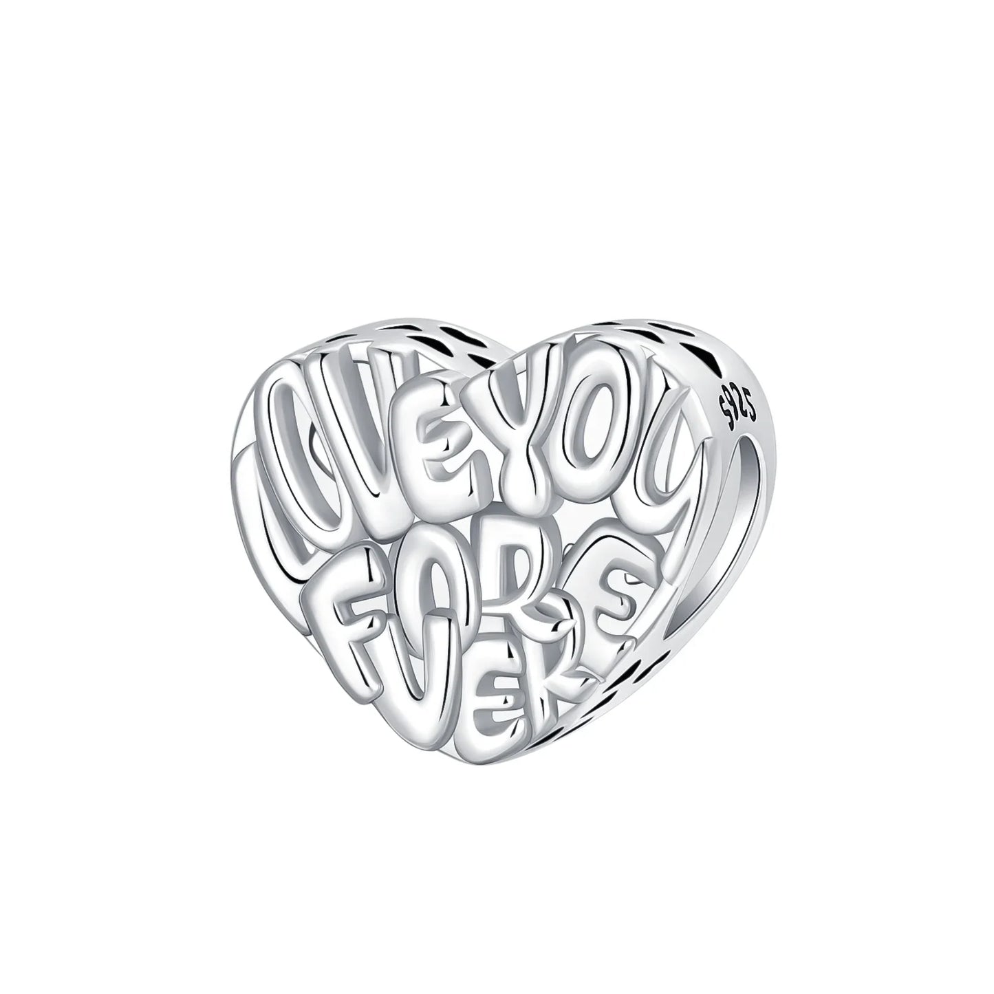925 Sterling Silver Pink Heart Cat Claw Colorful Flower Charms for Women DIY Jewelry Pendants Bracelets Necklace