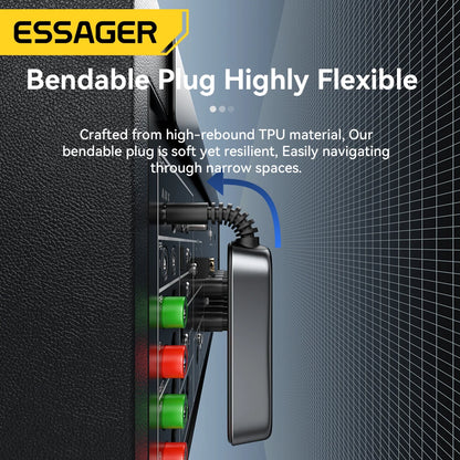 Essager Bluetooth 5.1 Wireless Audio Receiver and Transmitter with 35mm AUX and Mic for PC TV Car Speakers