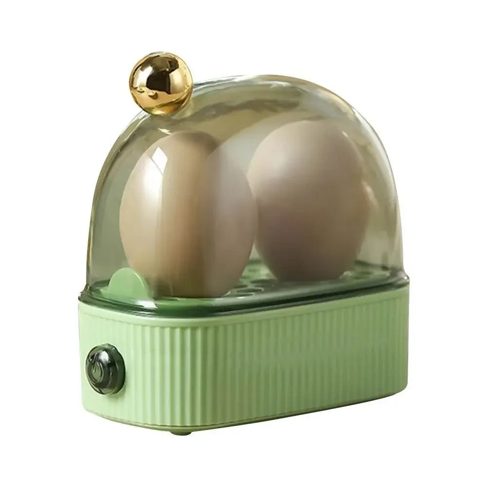 Electric Egg Boiler Automatic Cooker Portable Food Steamer green
