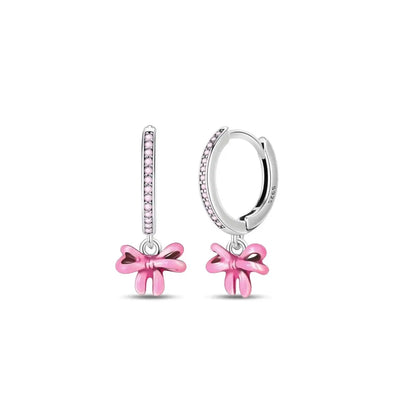 European 925 Silver Blue Snowflake Moon And Heart Zircon Stud Earrings For Women Holiday Exquisite Charm Jewelry