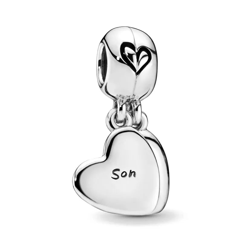 Charming 925 Silver Character Pendant for European Bracelet DIY Jewelry B352-Y