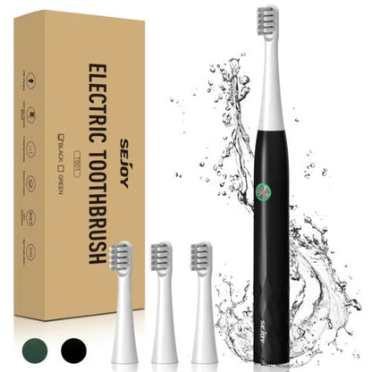 SEJOY Oral Cleaning Sonic Electric Toothbrush IPX7 3 Modes T501 Black