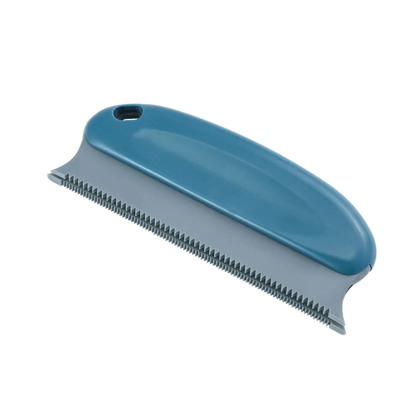 Effective Pet Hair Remover Brush for Cats and Dogs Fur Clean blue