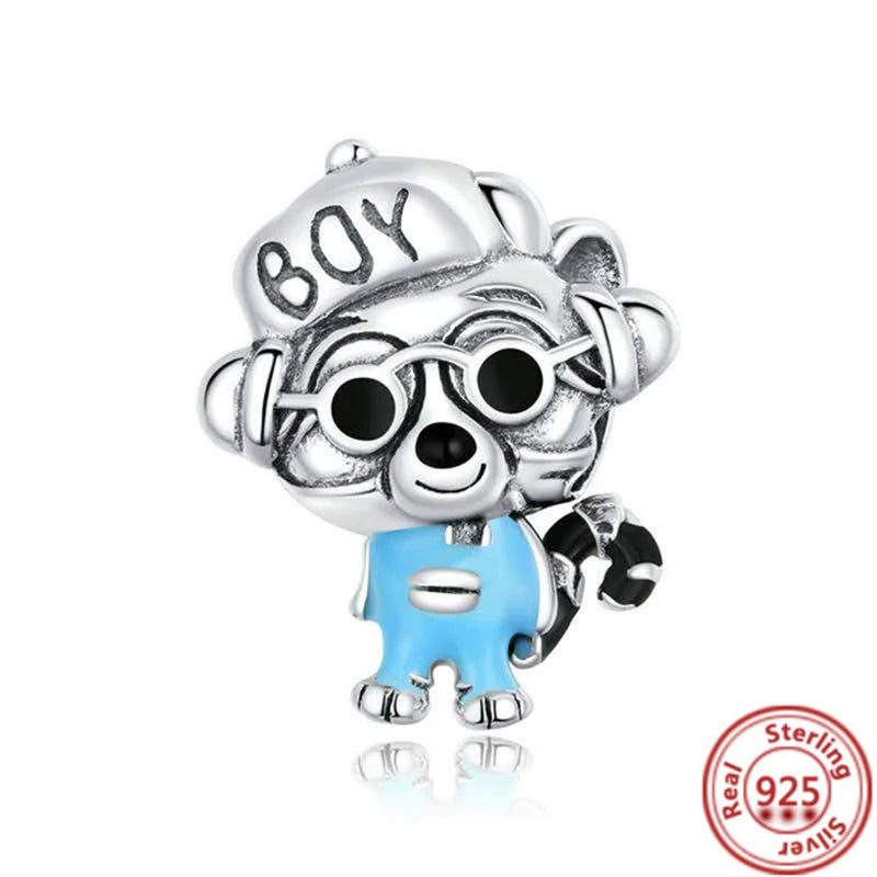 Sterling Silver Animal Charm Beads for Bracelets Featuring Unicorns, Squirrels, Elephants, Owls, Cats, Dogs, Lions, Bears and Rabbits Y695