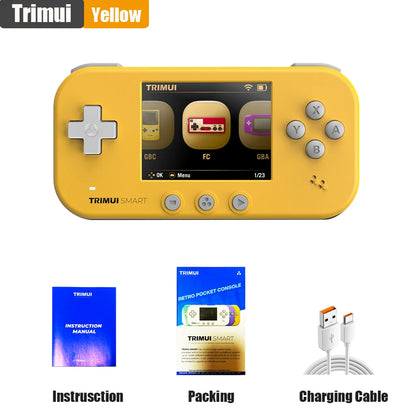 TRIMUI Smart 2.4 Inch IPS Handheld Console WiFi BT4.0 Mini Linux Retro Portable Game Simulator Gamer Gift