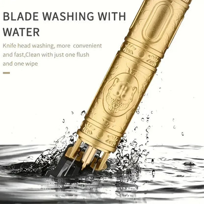 Vintage T9 Hair Clippers for Men Electric Beard Trimmer Kit with Long Battery Life