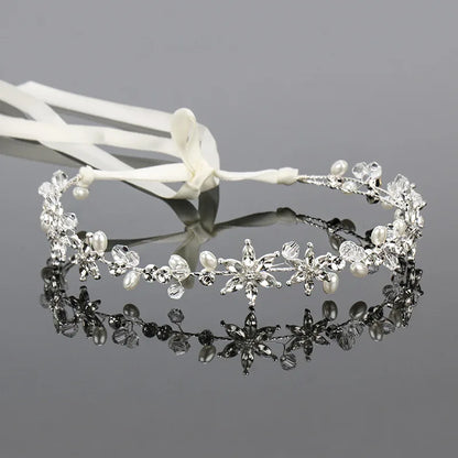 Elegant Crystal Rhinestone Headband for Girls Wedding Hair Accessories