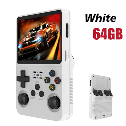 128GB Open Source R36S Retro Handheld Game Console Linux 3.5 Inch IPS Pocket Portable Player With 15000 Preloaded Games