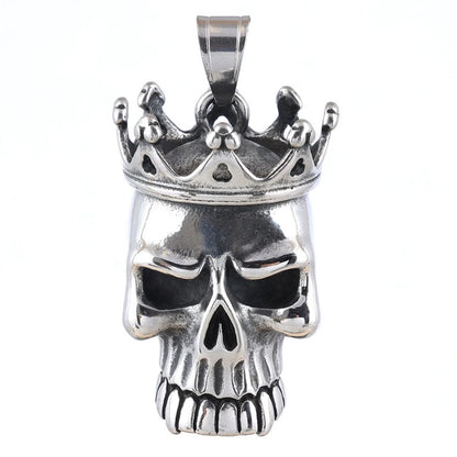Viking Warrior Helmet Pendant Stainless Steel Eagle Cross Jewelry