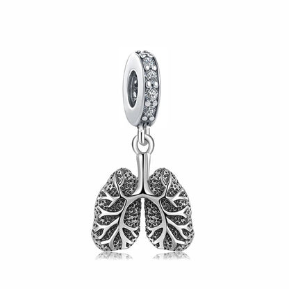 925 Sterling Silver Nurse Cross DIY Charms Beads Zircon