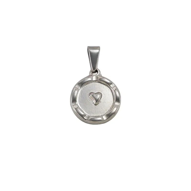 RHYSONG Tarnish Free Gold Plated Angel Cross Heart Pendant for Women Jewelry Making