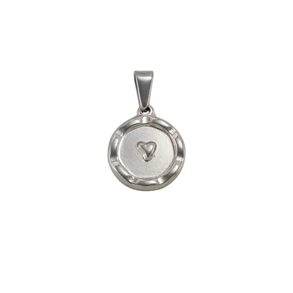 RHYSONG Tarnish Free Gold Plated Angel Cross Heart Pendant for Women Jewelry Making