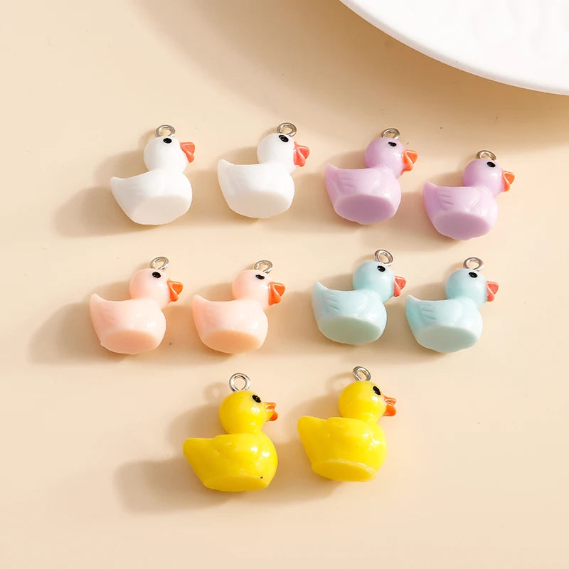 Charming 3D Resin Ice Cream Pendants for DIY Jewelry Creations