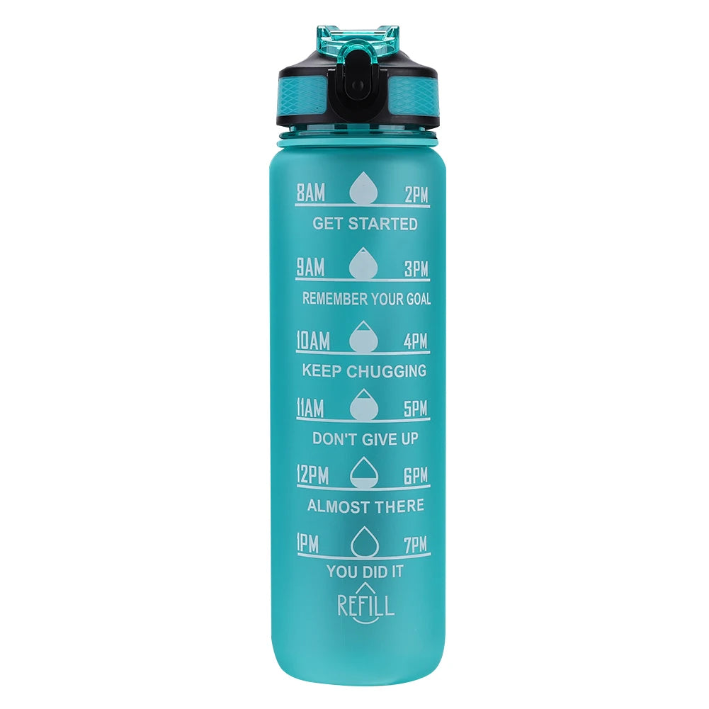 1L Silicone Leakproof Sport Water Bottle For Travel