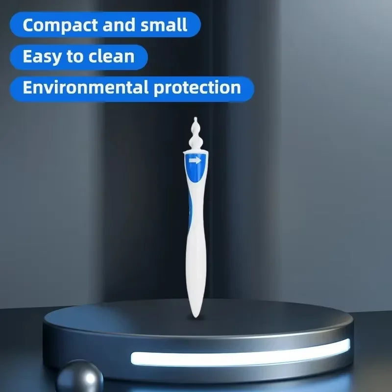 Portable Ear Wash Wax Silicone Soft Spiral Beauty Tool