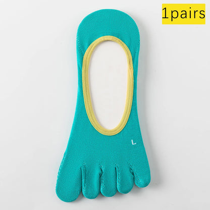 Women Split Toe Yoga Socks Quick Dry Anti Odor No Show