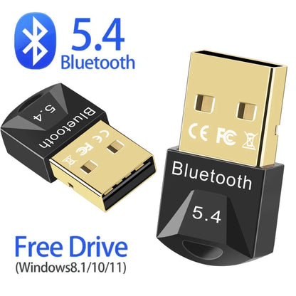Bluetooth 5.4 USB Adapter for PC Wireless Mouse Keyboard Audio Transmitter Receiver Dongle