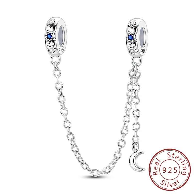 Sterling Silver Charms Set for DIY Pendant Bracelets Creative Jewelry Collection KSC422