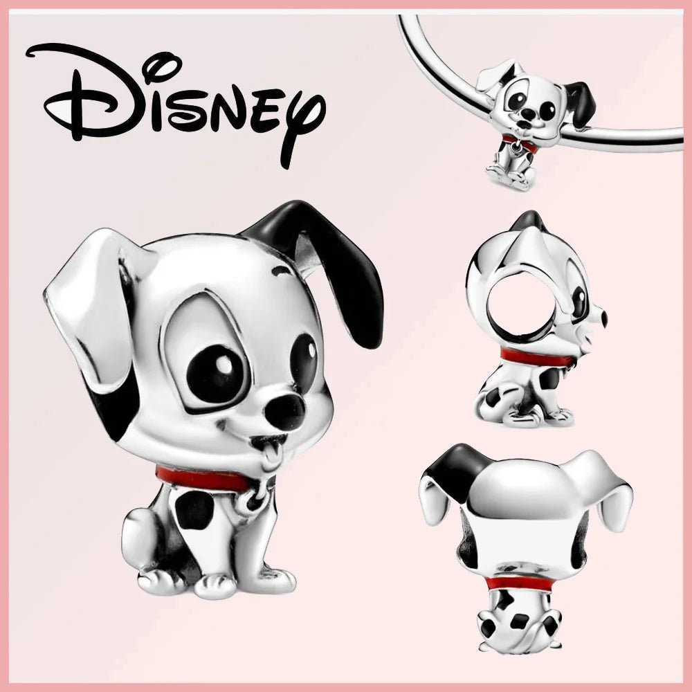 Disney 925 Sterling Silver Stitch Minnie Winnie Dangle